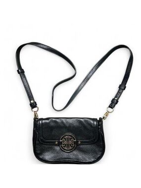 Black leather Tory Burch crossbody bag